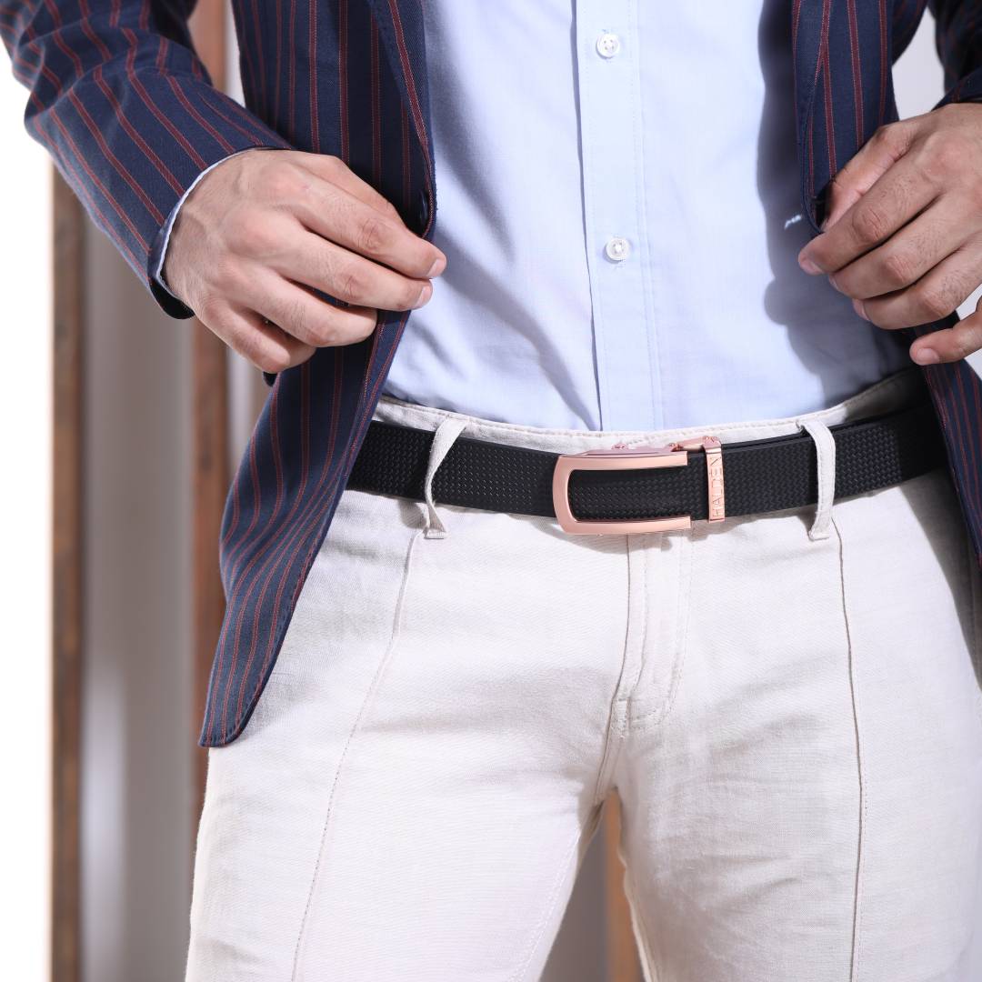 Louis Vuitton Men Casual Brown Belt Brown Checks - Price in India