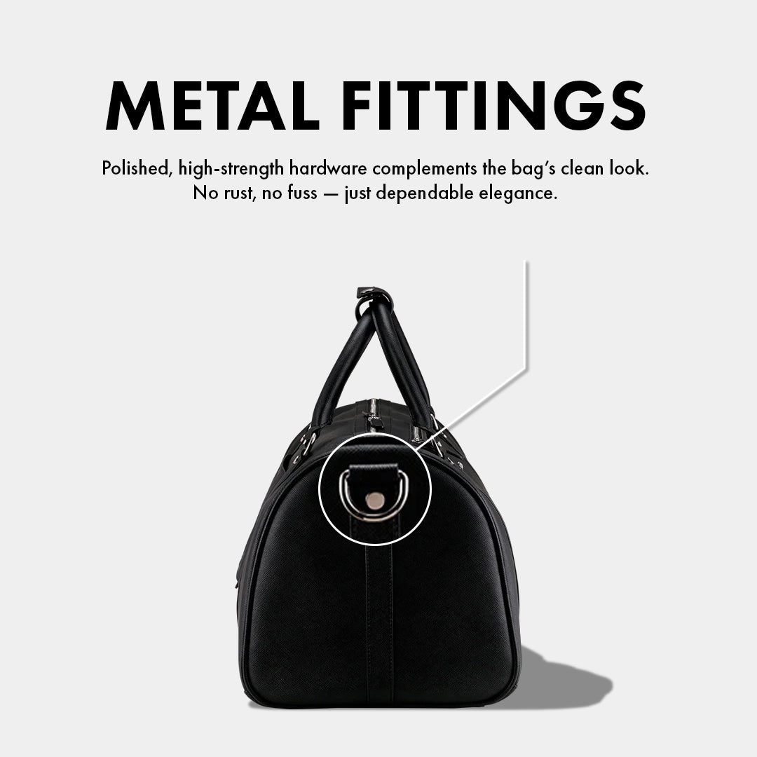 KAIROS BLACK WEEKENDER DUFFLE