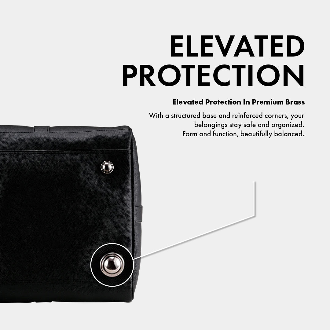 KAIROS BLACK WEEKENDER DUFFLE