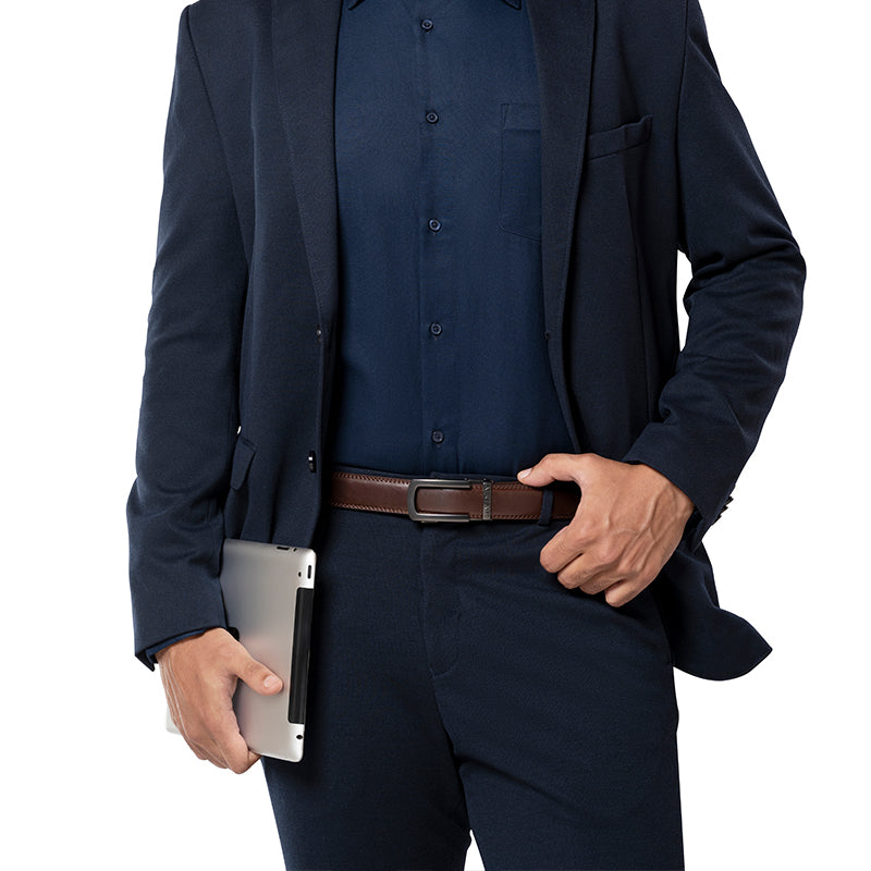 Burley coffee brown with classic buckle