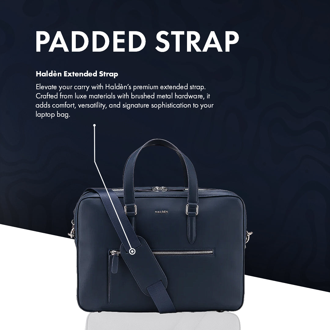 CAMDEN BLUE LAPTOP BAG - PLAIN