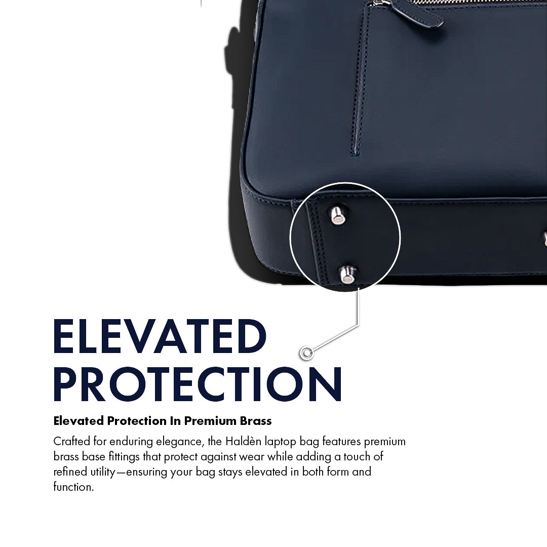 CAMDEN BLUE LAPTOP BAG - PLAIN