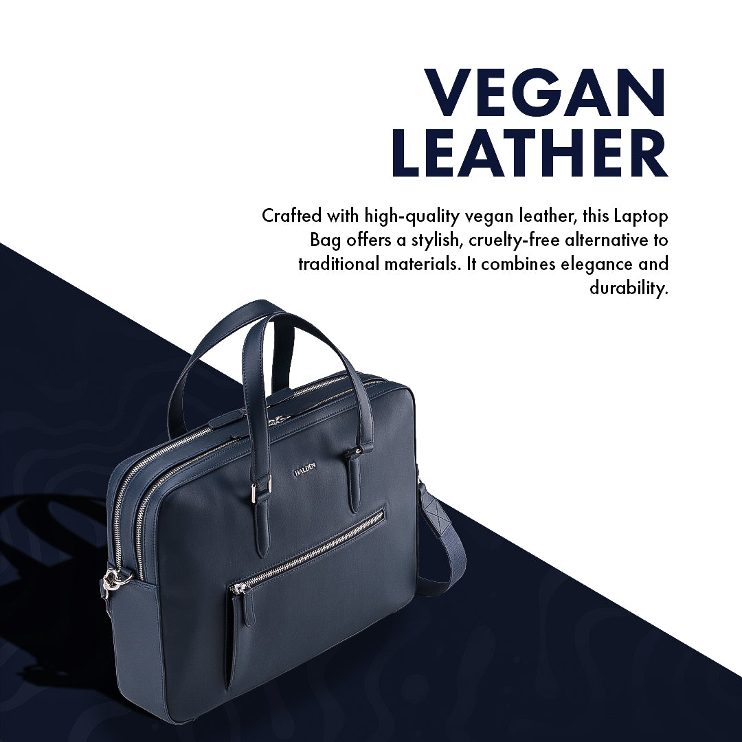 CAMDEN BLUE LAPTOP BAG - PLAIN
