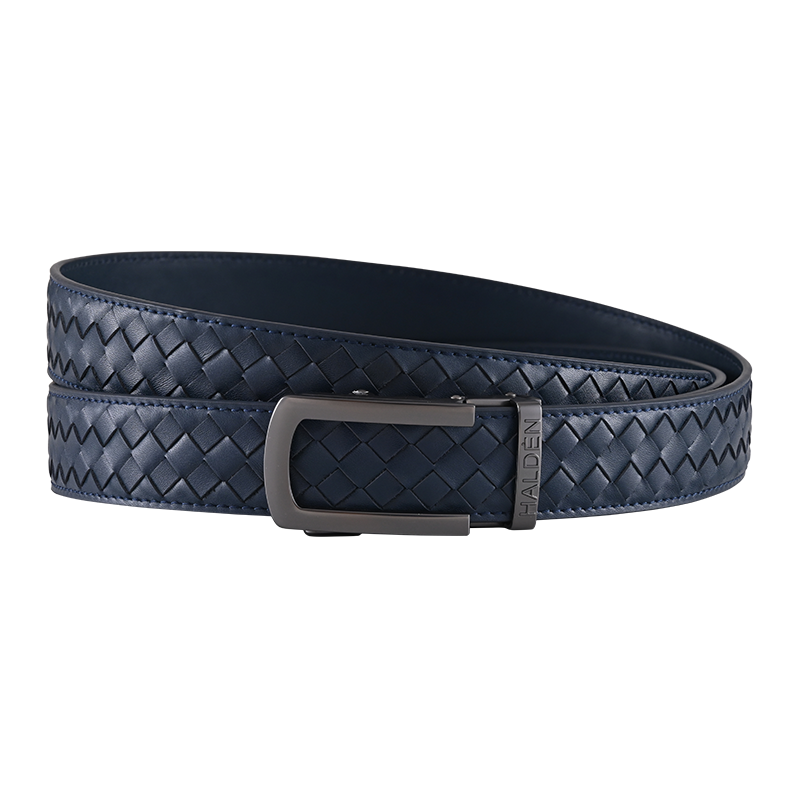 Braided Blue with classic buckle