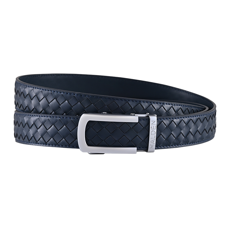 Braided Blue with classic buckle