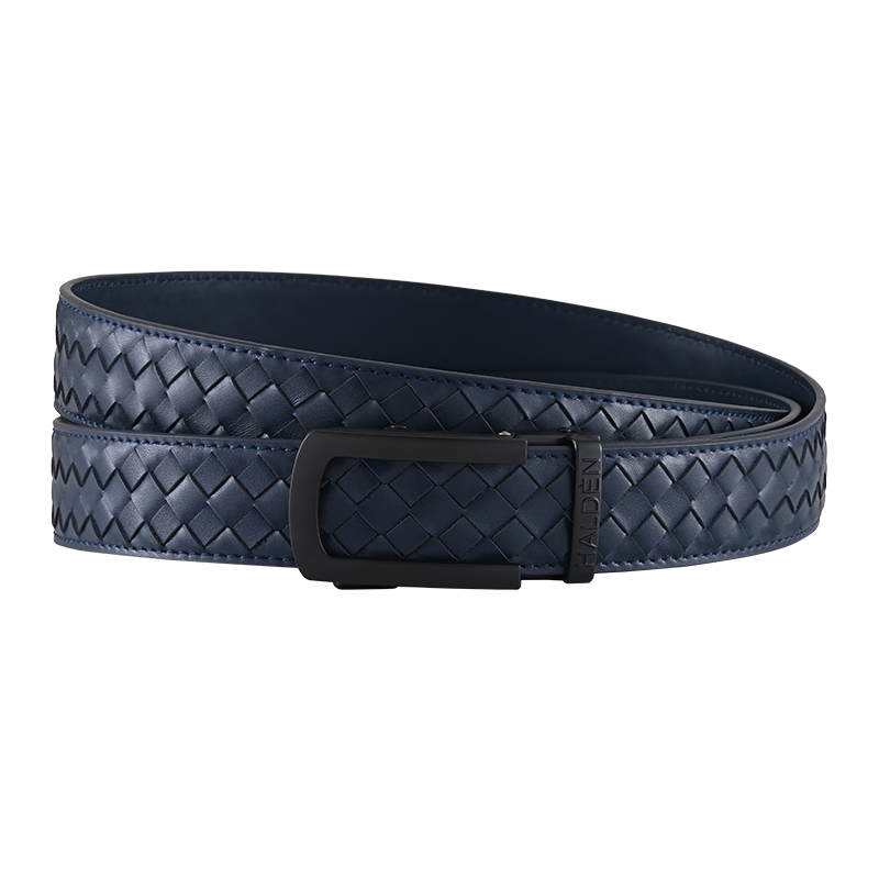 Braided Blue with classic buckle