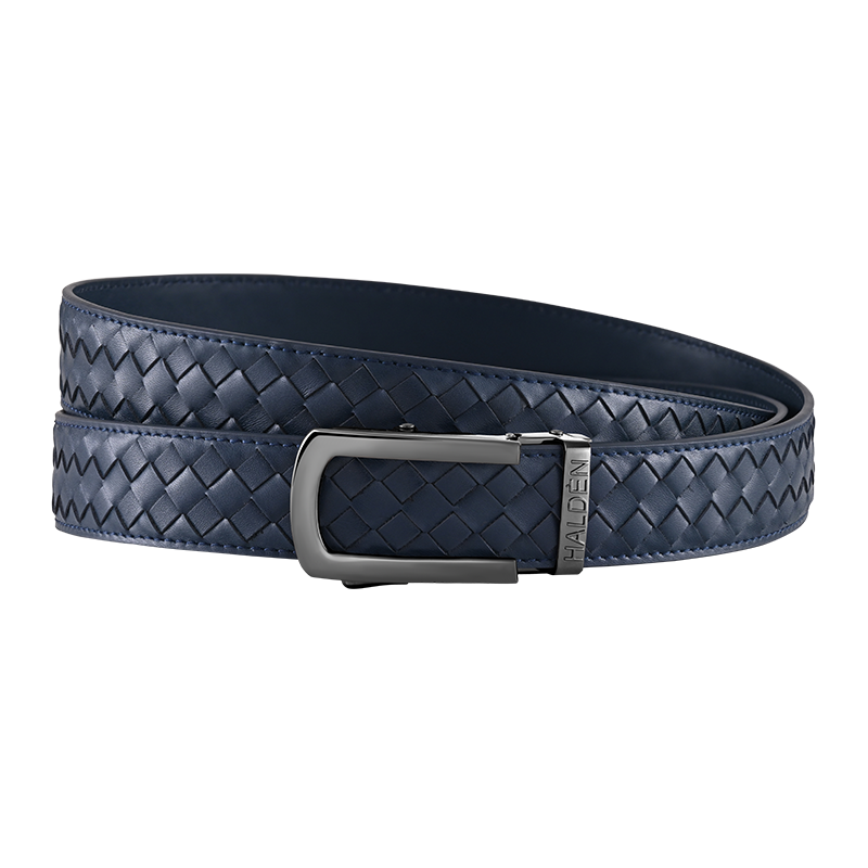 Braided Blue with classic buckle