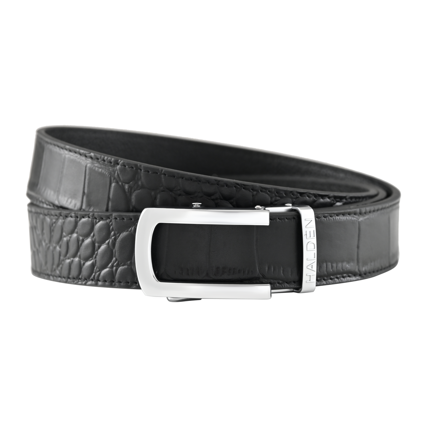 Daven Classic Black Belt + Checks Black Wallet