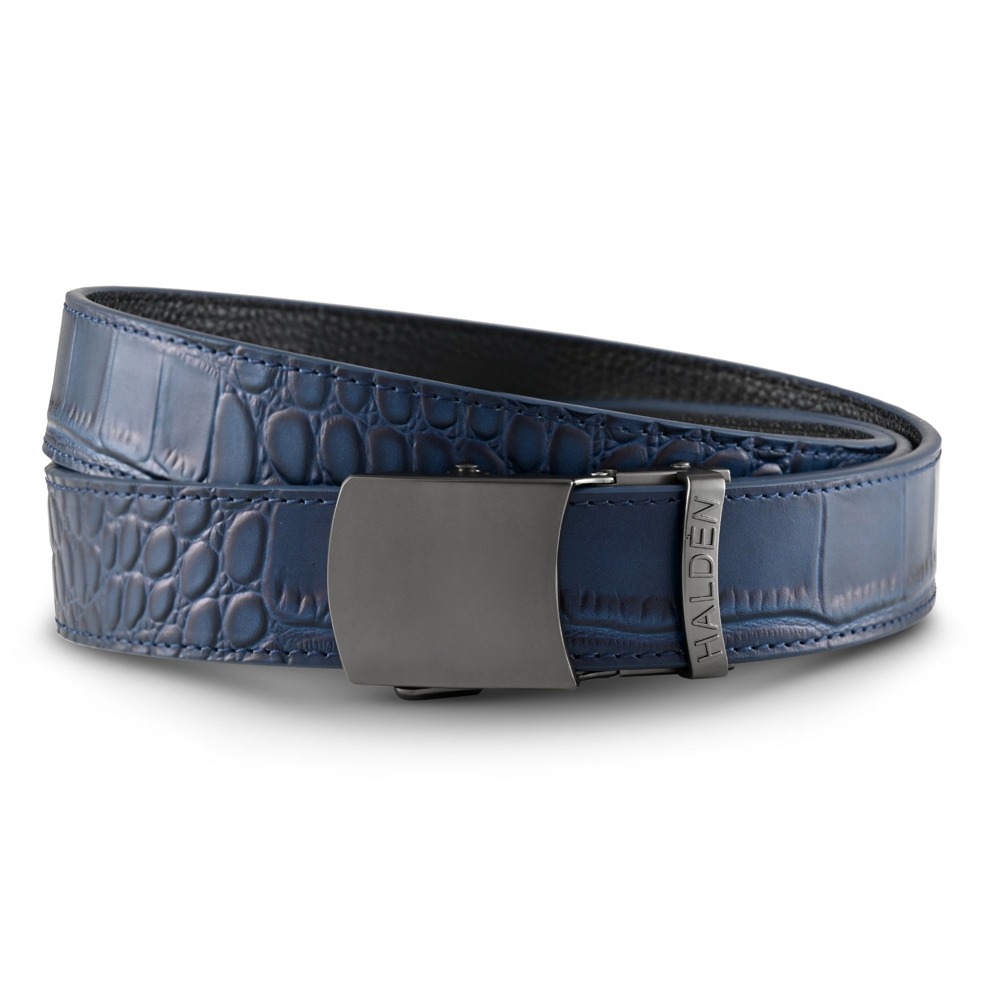 Daven Blue with vintage buckle