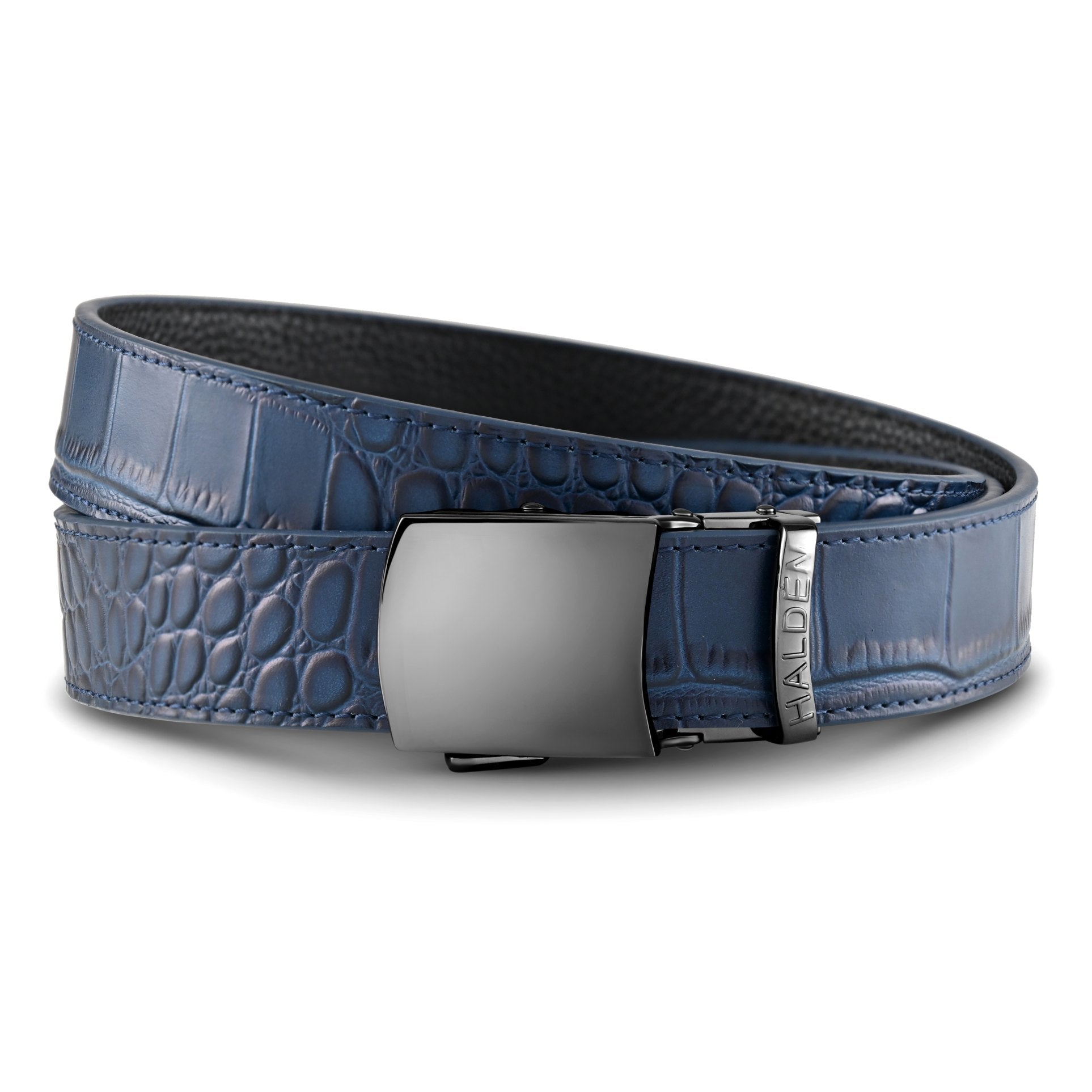 Daven Blue with vintage buckle