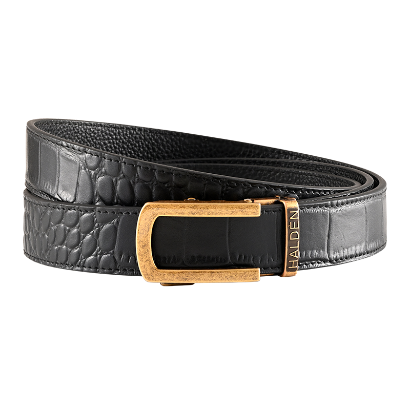 Daven Black with classic buckle