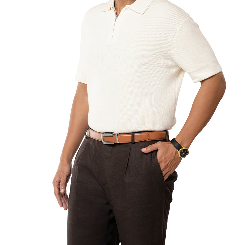 Falcon light tan with classic buckle