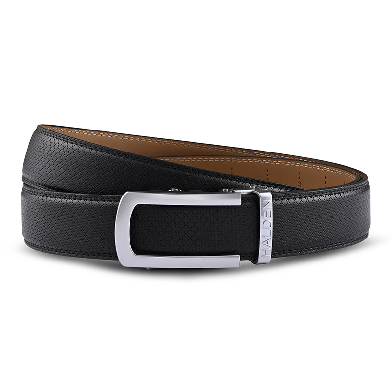 Theo Black with classic buckle