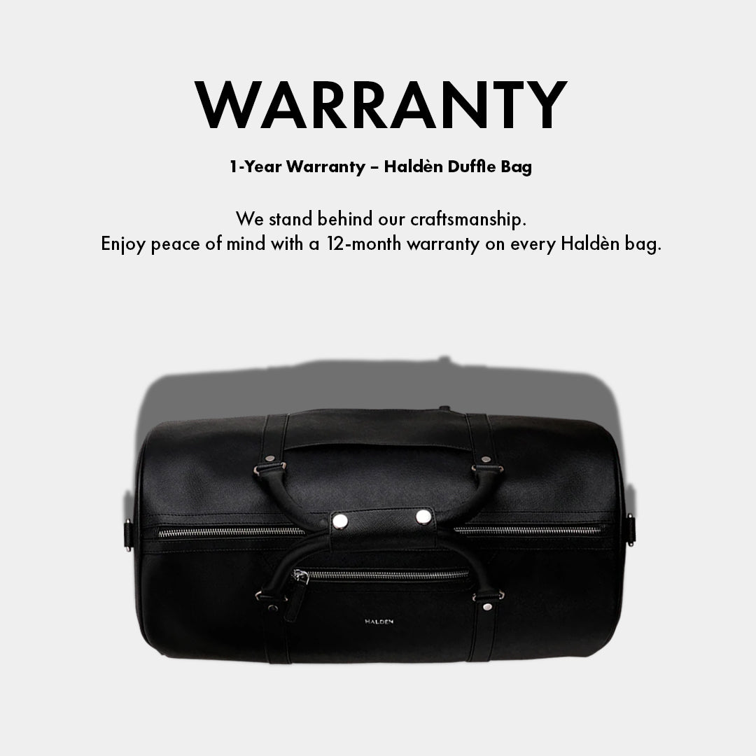 KAIROS BLACK WEEKENDER DUFFLE