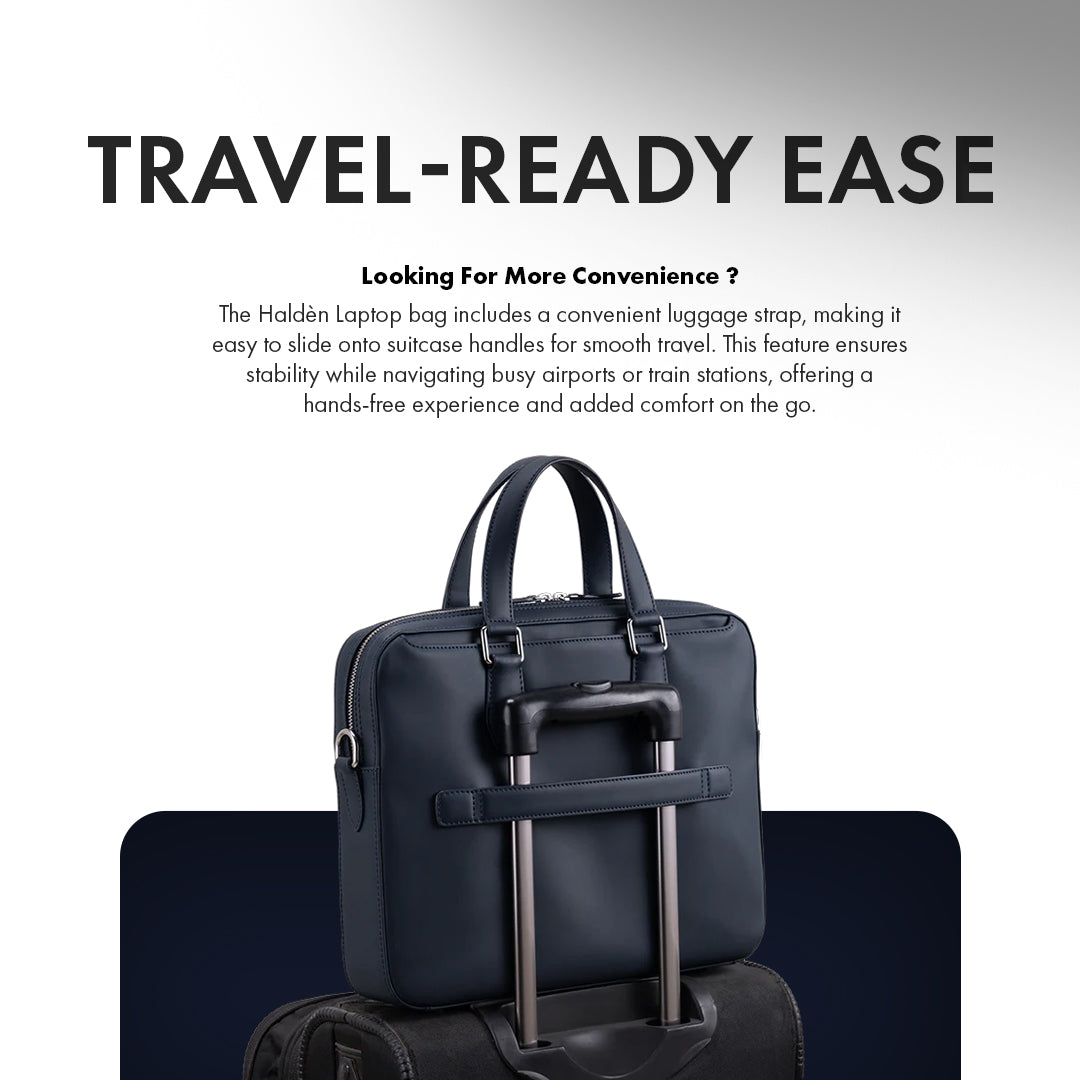 MONARCH BLUE LAPTOP BAG - PLAIN