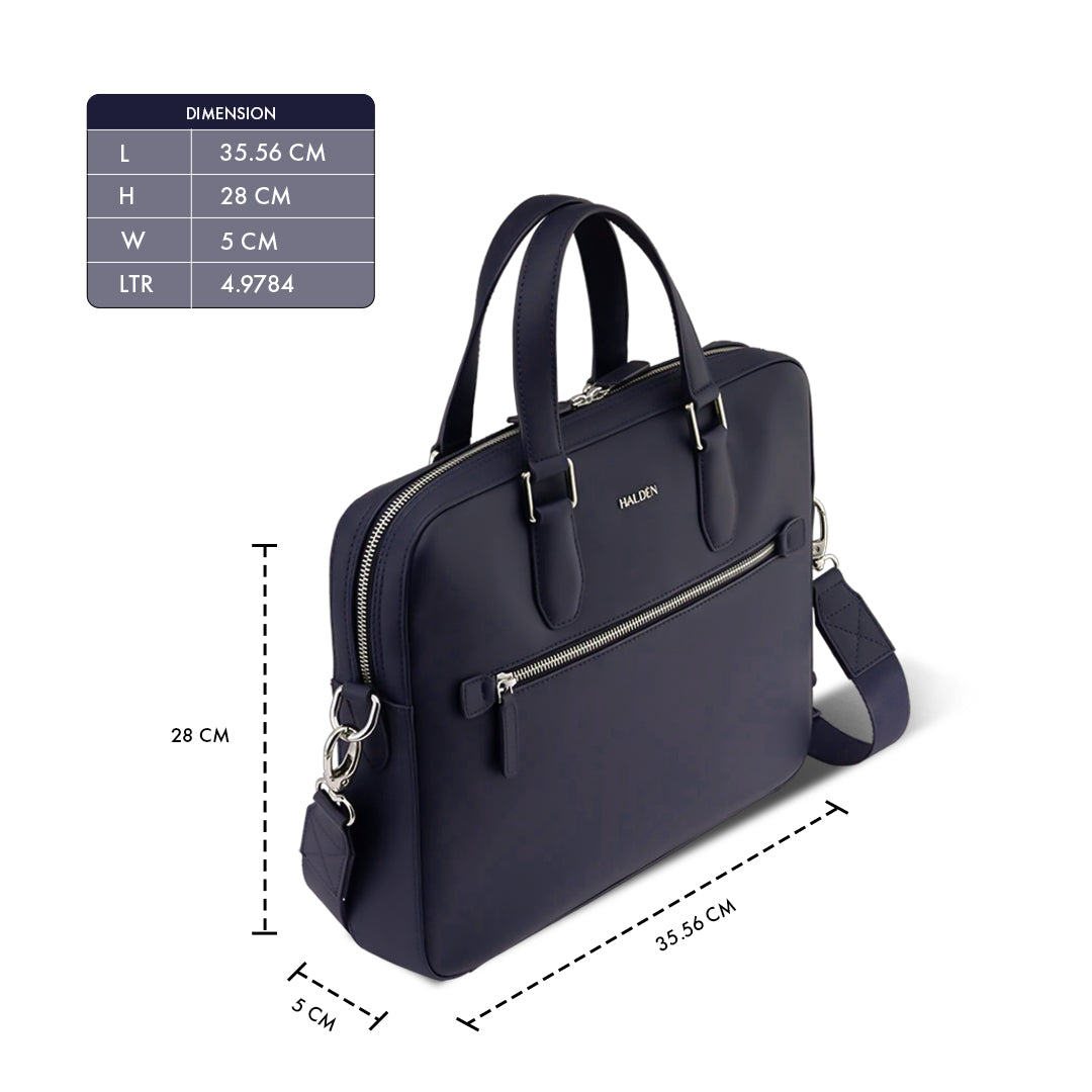 MONARCH BLUE LAPTOP BAG - PLAIN