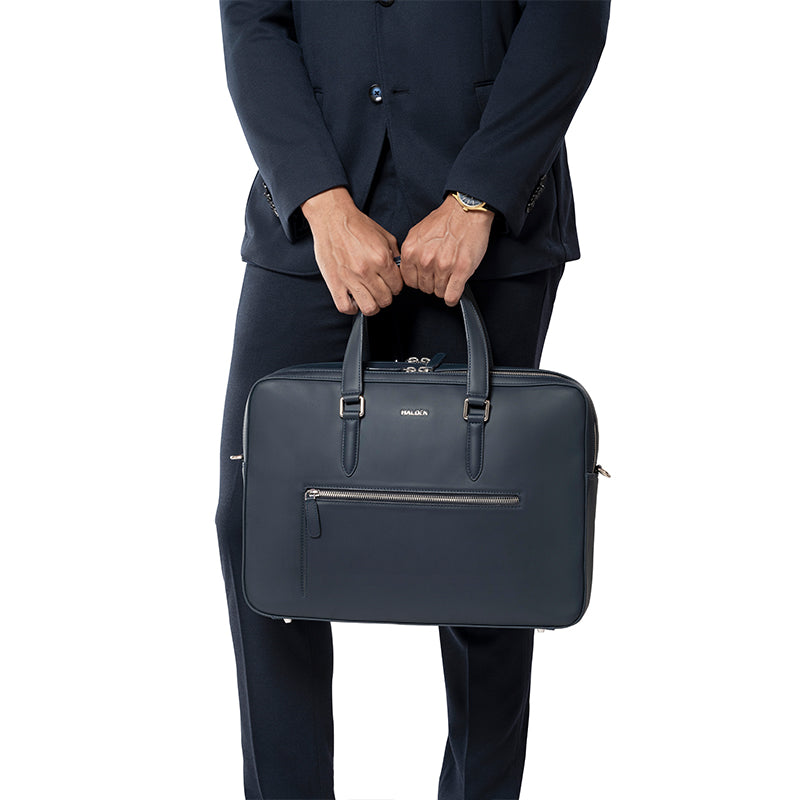 CAMDEN BLUE LAPTOP BAG - PLAIN