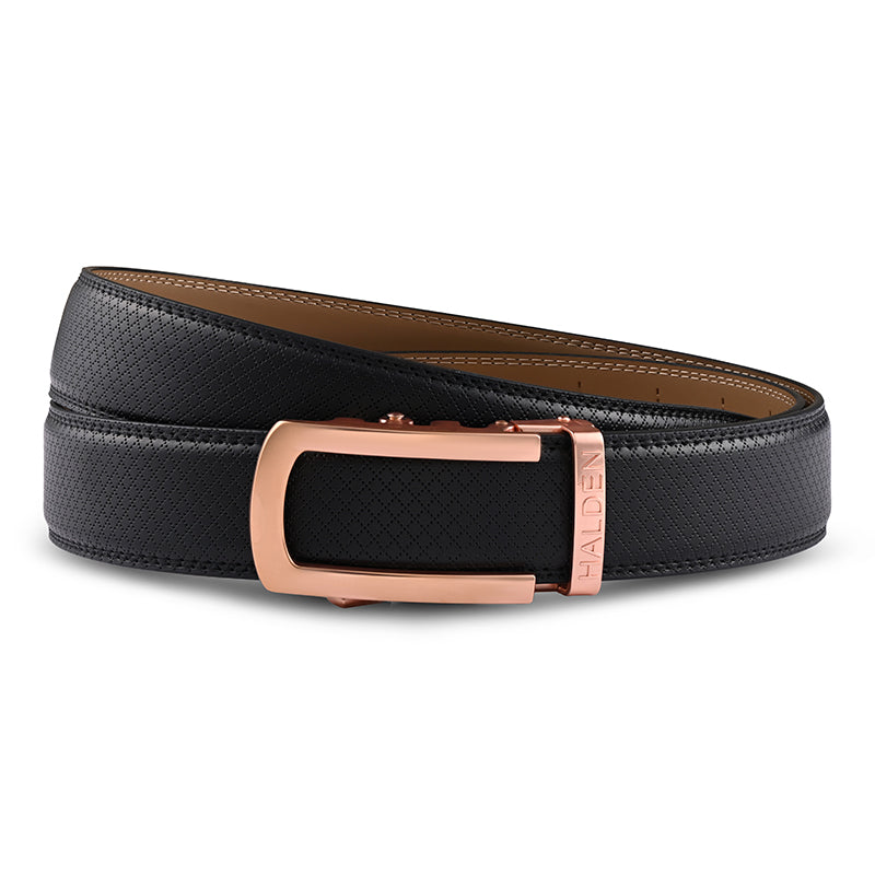Theo Black with classic buckle