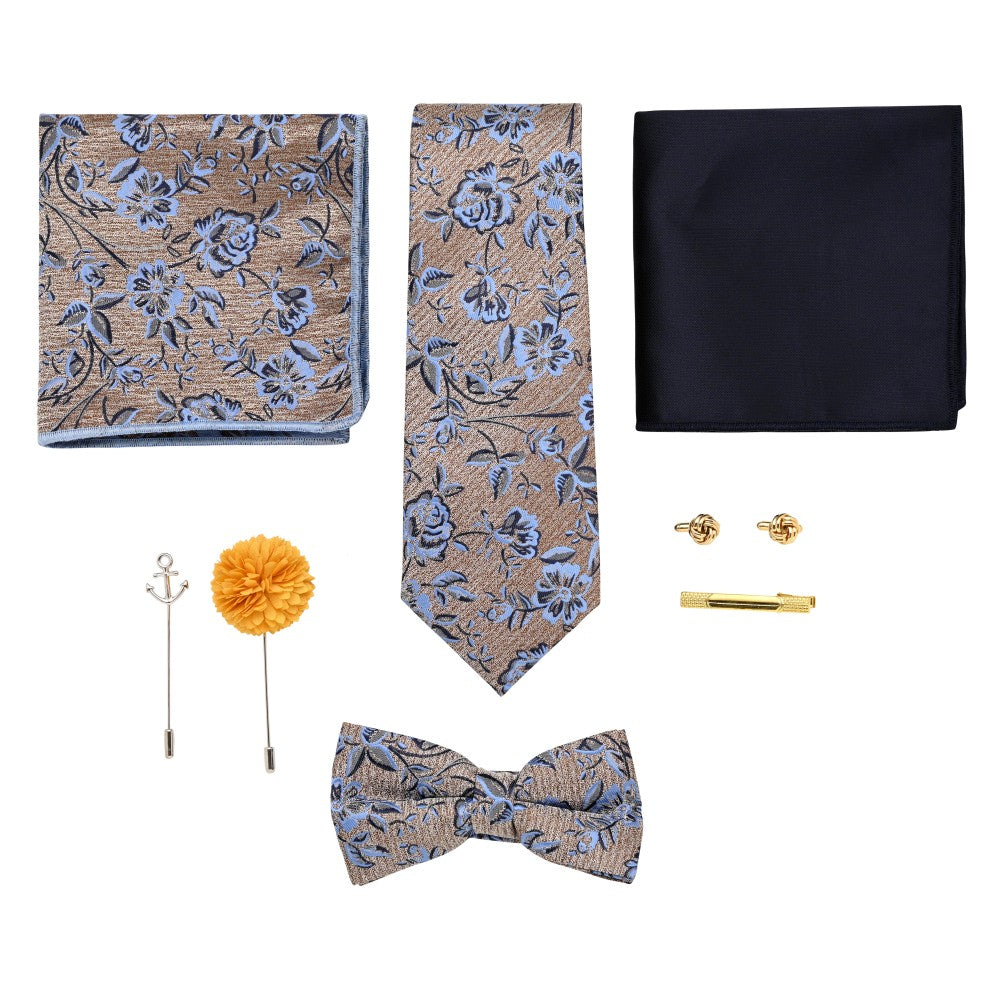 Royal Ethnic Beige Tie Set