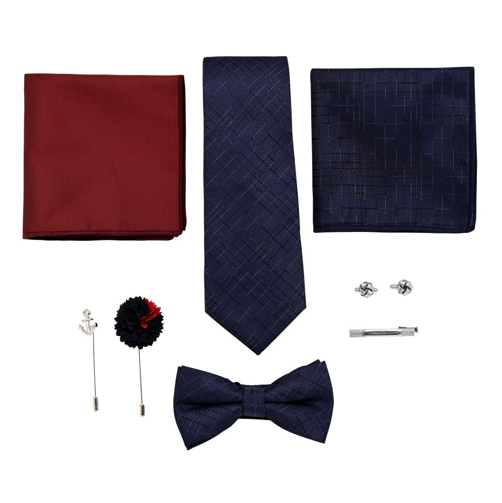 Vivid Blue Tie Set