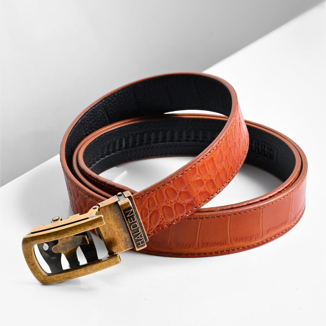 Daven Tan with classic buckle