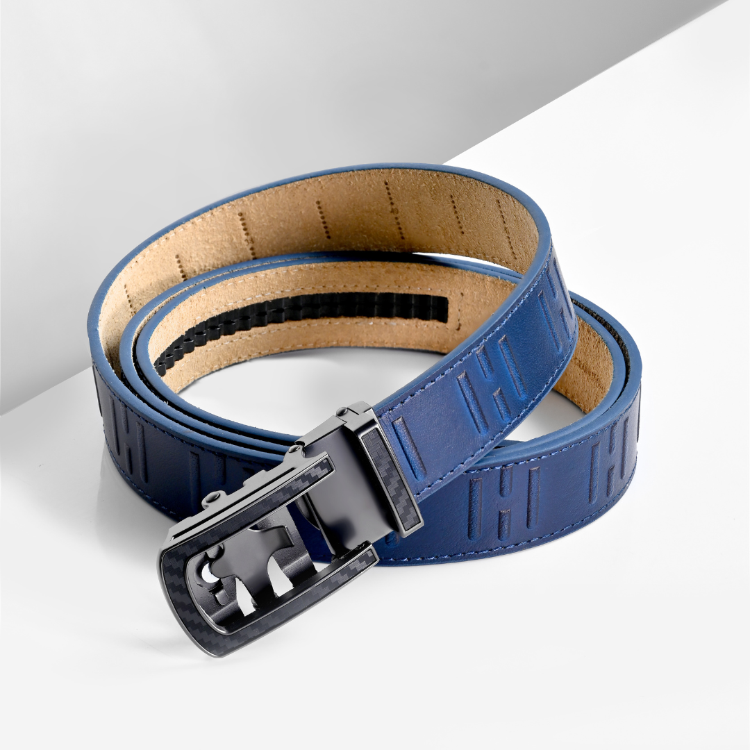 Inverted signature blue with classic buckle