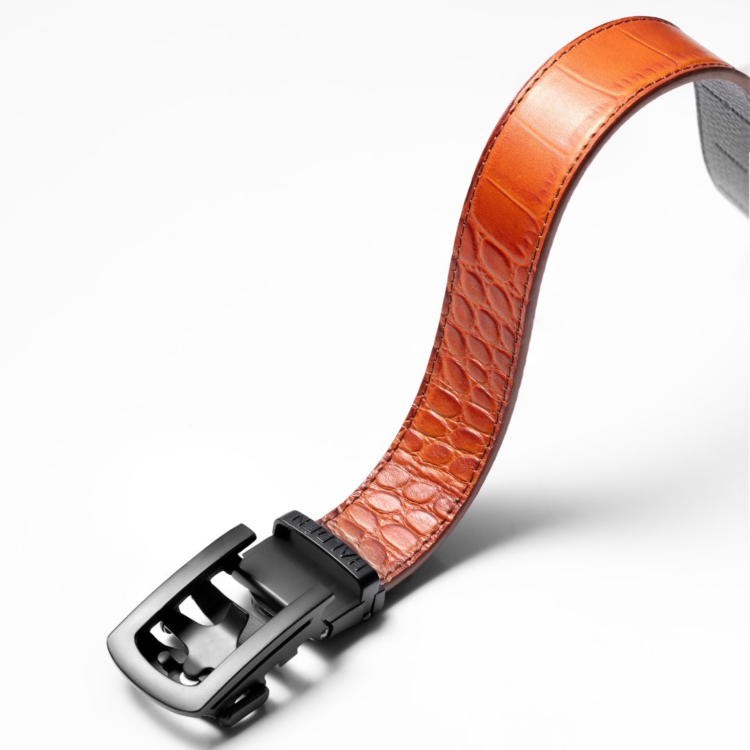 Daven Tan with classic buckle