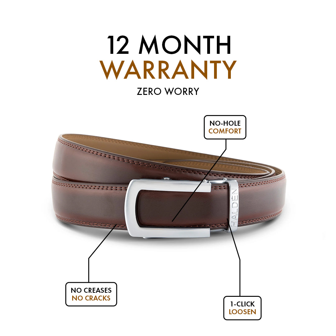 Burley coffee brown with classic buckle