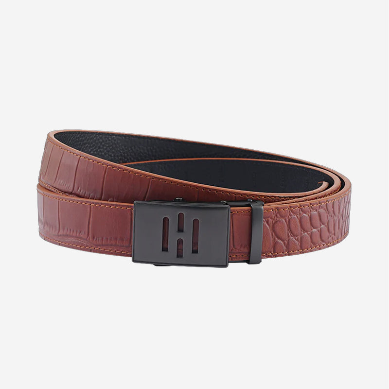 Daven Tan with signature buckle