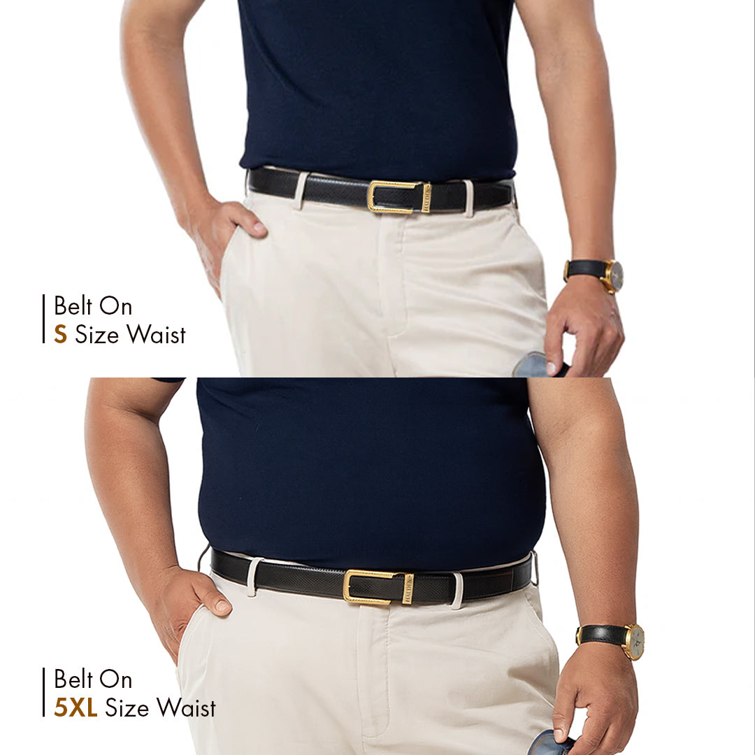 Theo Black with classic buckle