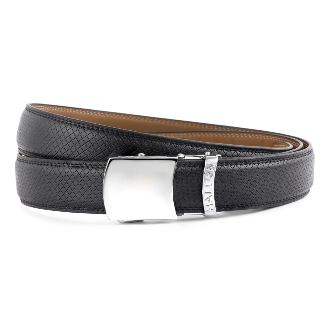 Theo Black with vintage buckle (EXTRA LONG)