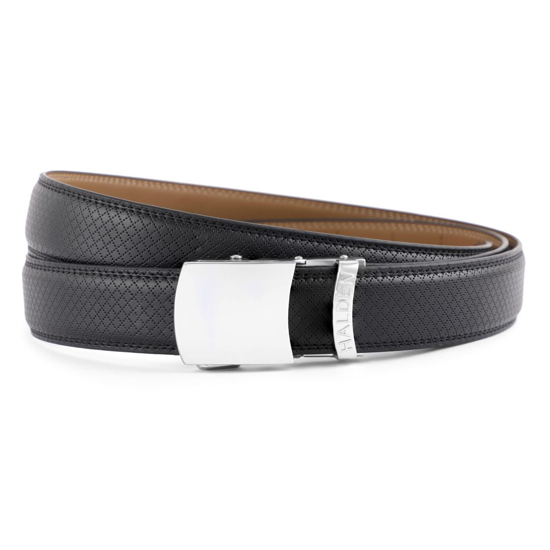 Theo Black with vintage buckle (EXTRA LONG)