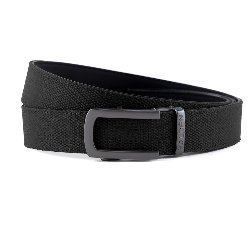 Canvas Black with classic buckle