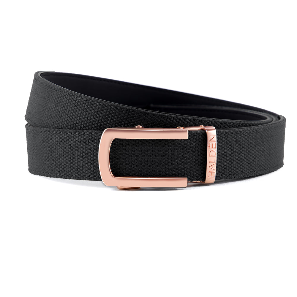 Canvas Black with classic buckle