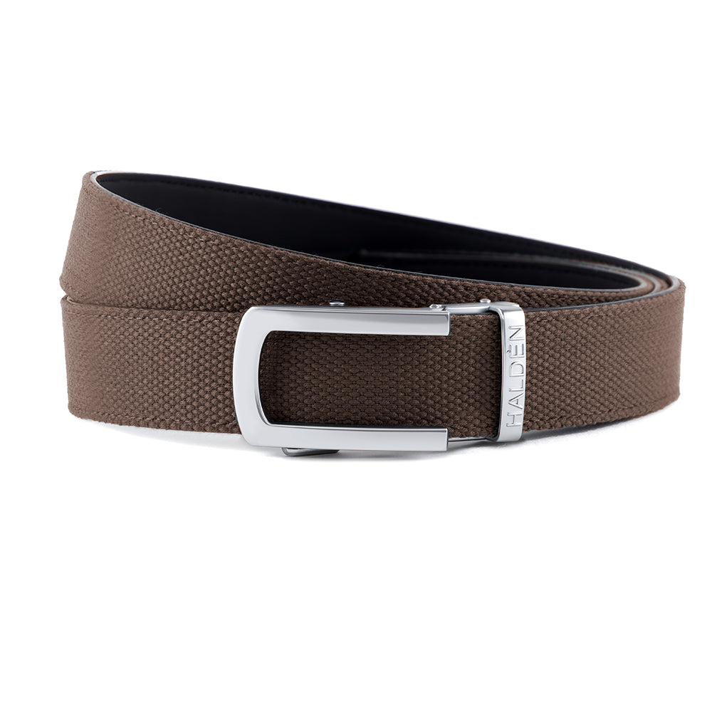 Canvas Brown with classic buckle