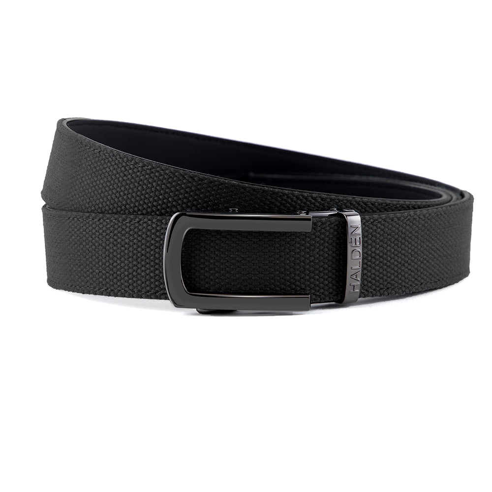 Canvas Black with classic buckle