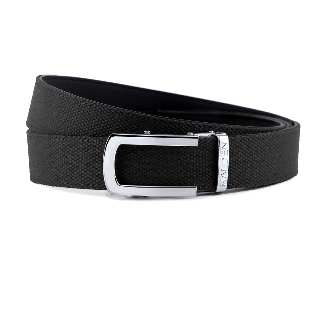 Canvas Black with classic buckle