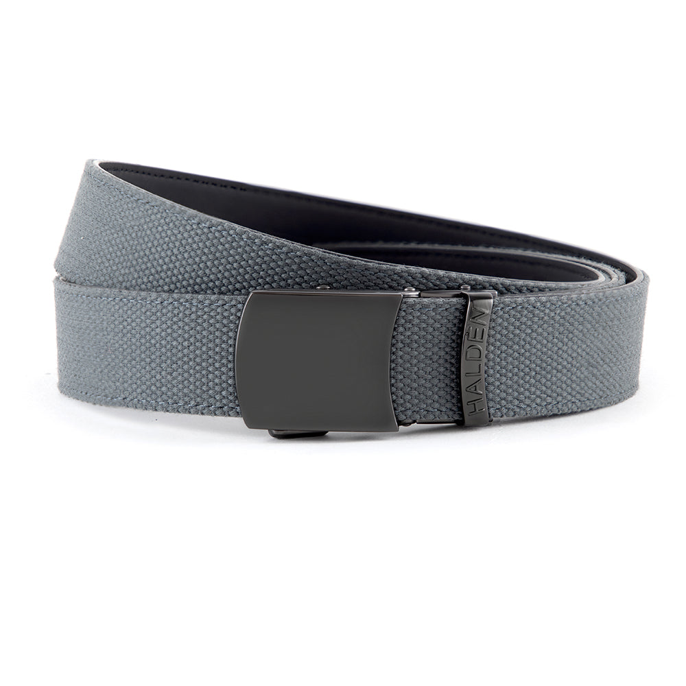 Canvas Grey with vintage buckle