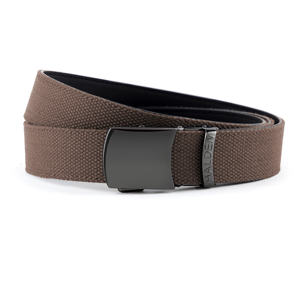 Canvas brown with vintage buckle