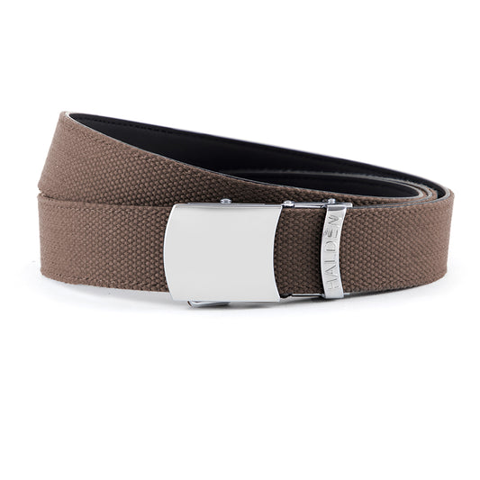 Canvas brown with vintage buckle
