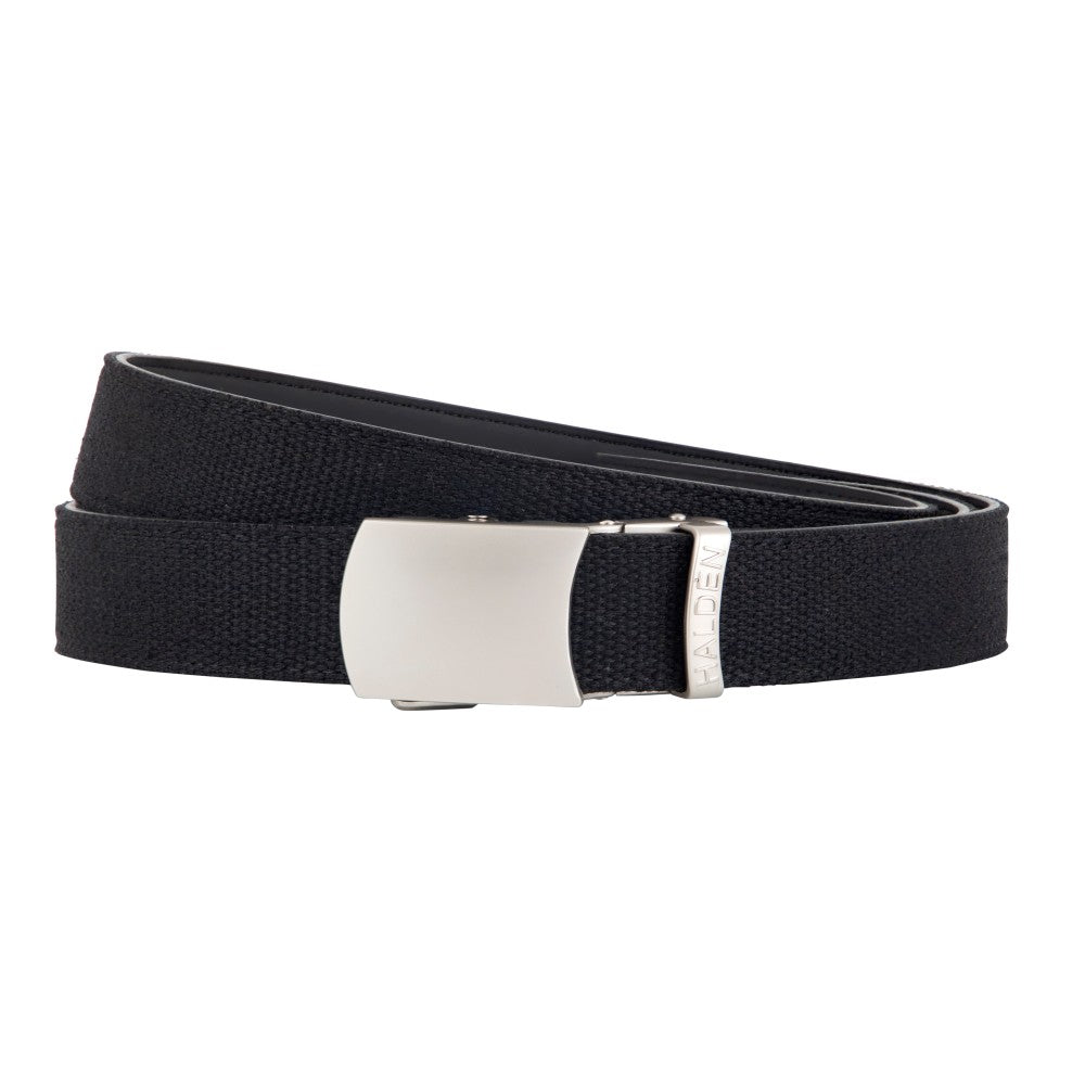 Canvas black with vintage buckle