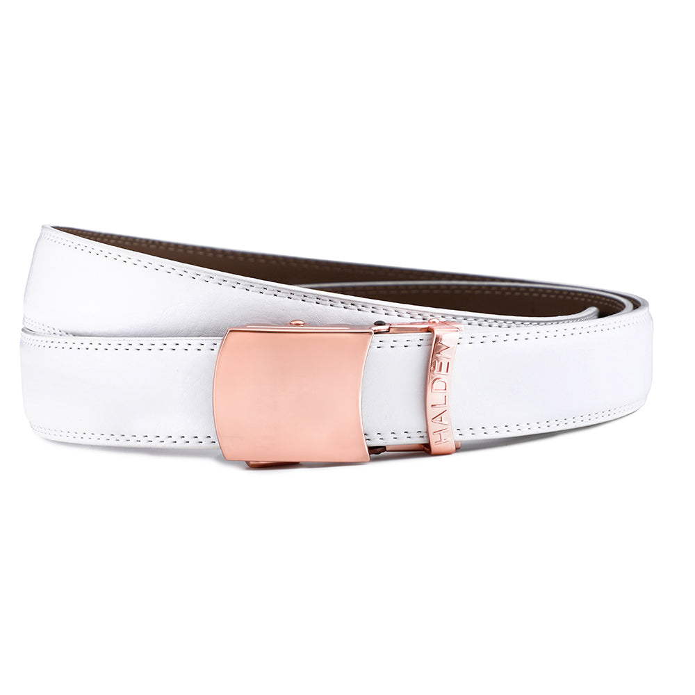 Falcon white with vintage buckle