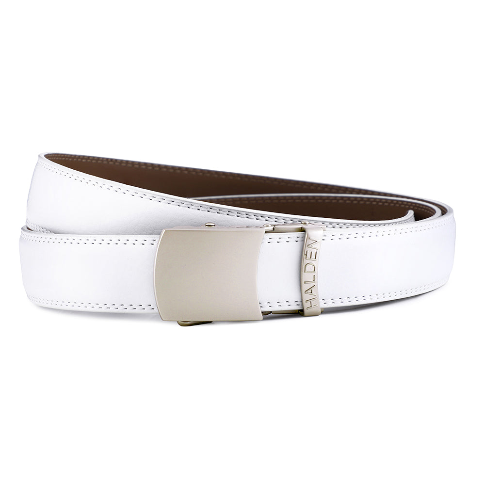 Falcon white with vintage buckle
