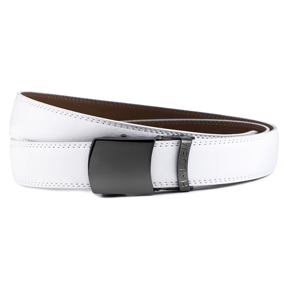 Falcon white with vintage buckle