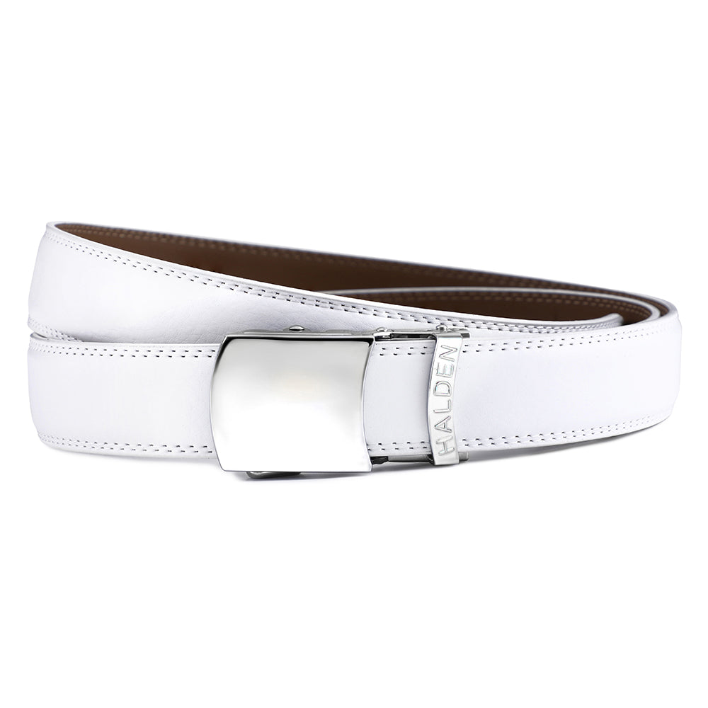 Falcon white with vintage buckle