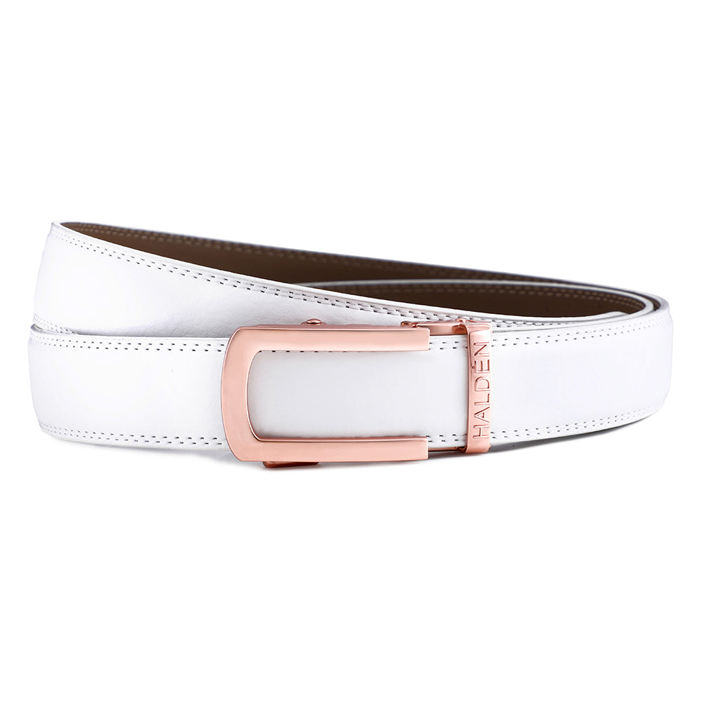 Falcon white with classic buckle