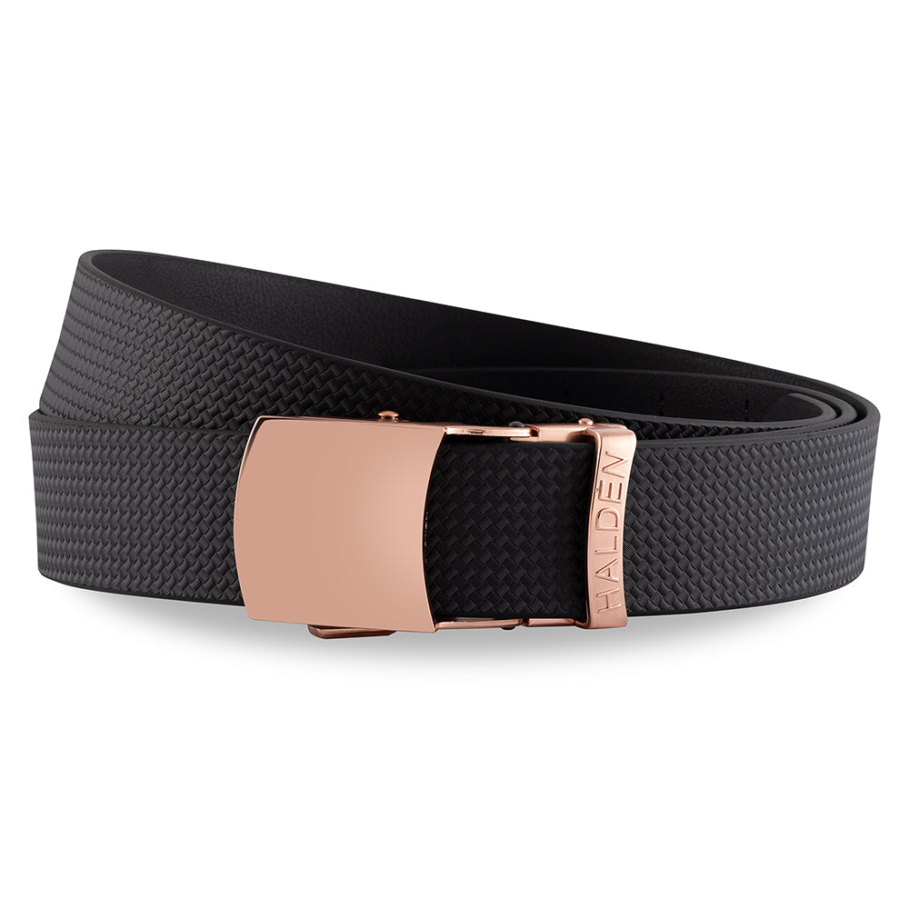 Weave black with vintage buckle