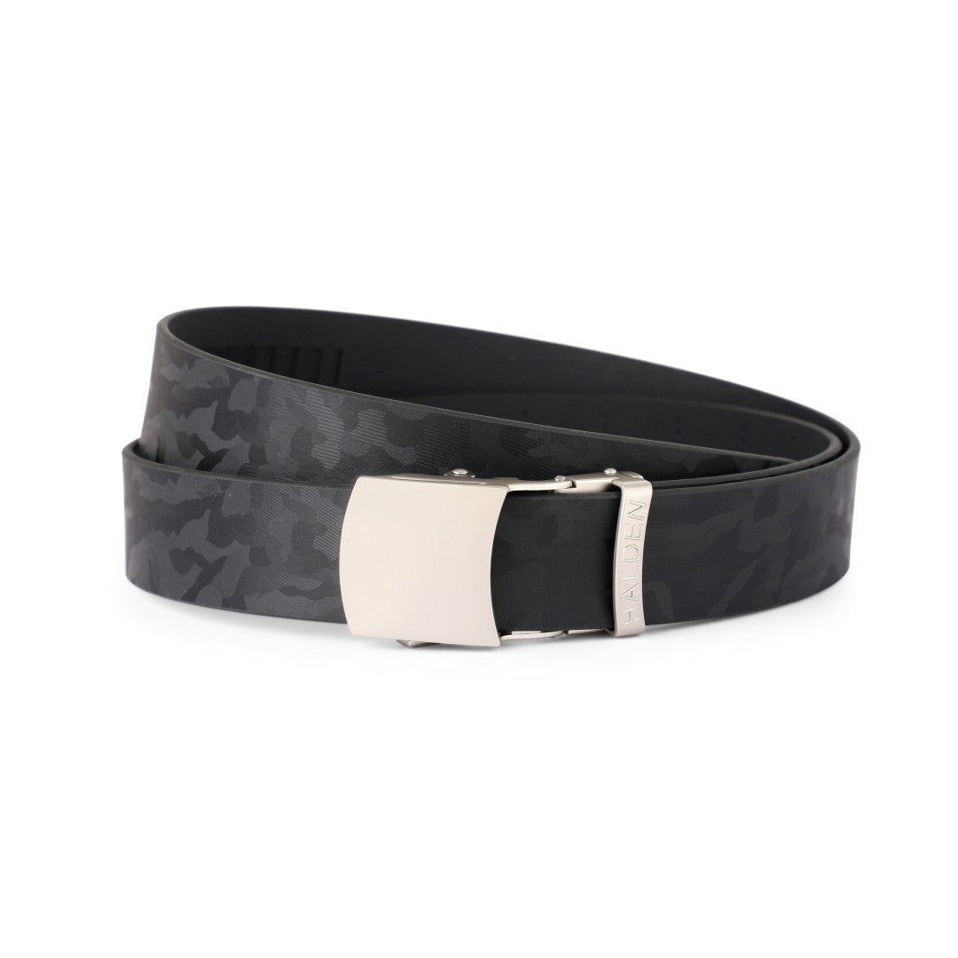 Camo black with vintage buckle