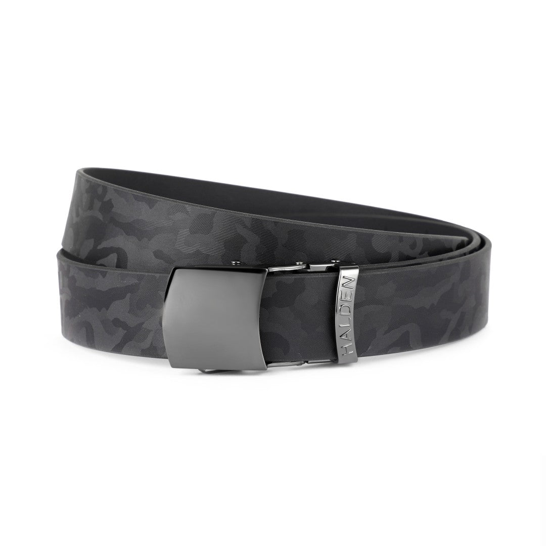 Camo black with vintage buckle