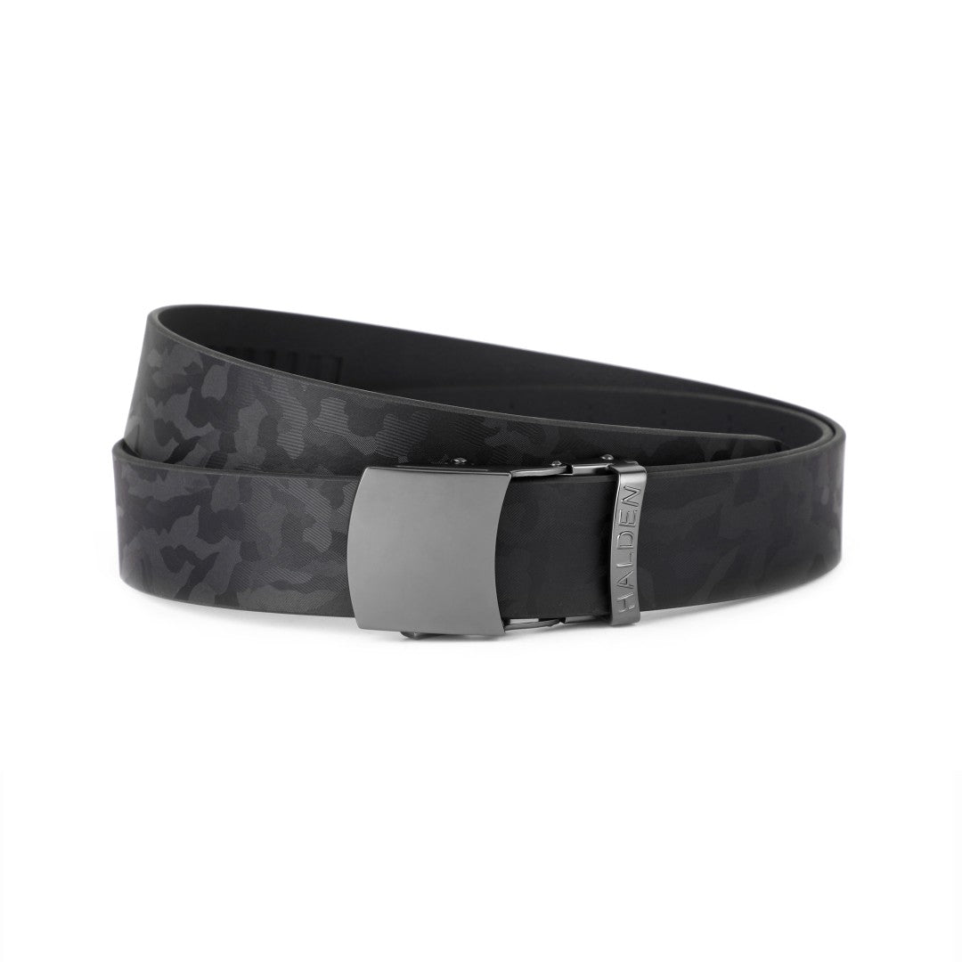 Camo black with vintage buckle